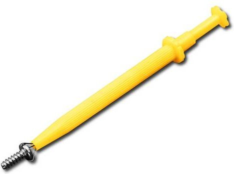 Donau Elektronik PZ75 Federarmpinzette in Gelb aus Kunststoff - Bild 1