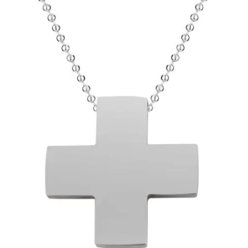 Bandai Halskette, Edelstahl, Silber, Unisex - Bild 3