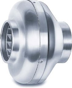 Helios Radial-Rohrventilator RR 315 in Silber aus Stahl - Bild 1