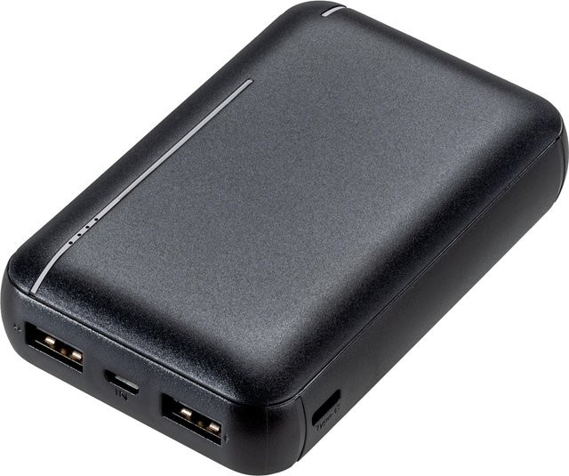 Vivanco Fast Charge Power Bank 10.000mAh mit 10,5W in Schwarz - Bild 1