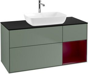 V&B Waschtischunterschrank Finion in Lackoptik, Breite: 120 cm, Tiefe: 50,1 cm, Höhe: 50,1 cm - Bild 1