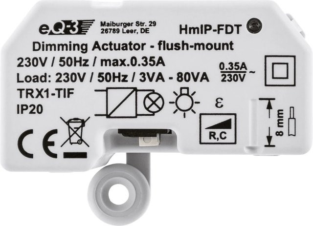 Homematic IP Funk Dimmaktor Unterputz HmIP-FDT mit Phasenabschnitt - Bild 1