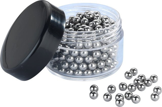 Maximex Edelstahl Reinigungsperlen in Silber, 280 Stück - Bild 1