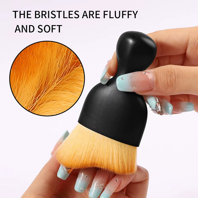 klimonla Nagelkunst-Pinsel, Schwarz, Unisex - Bild 1