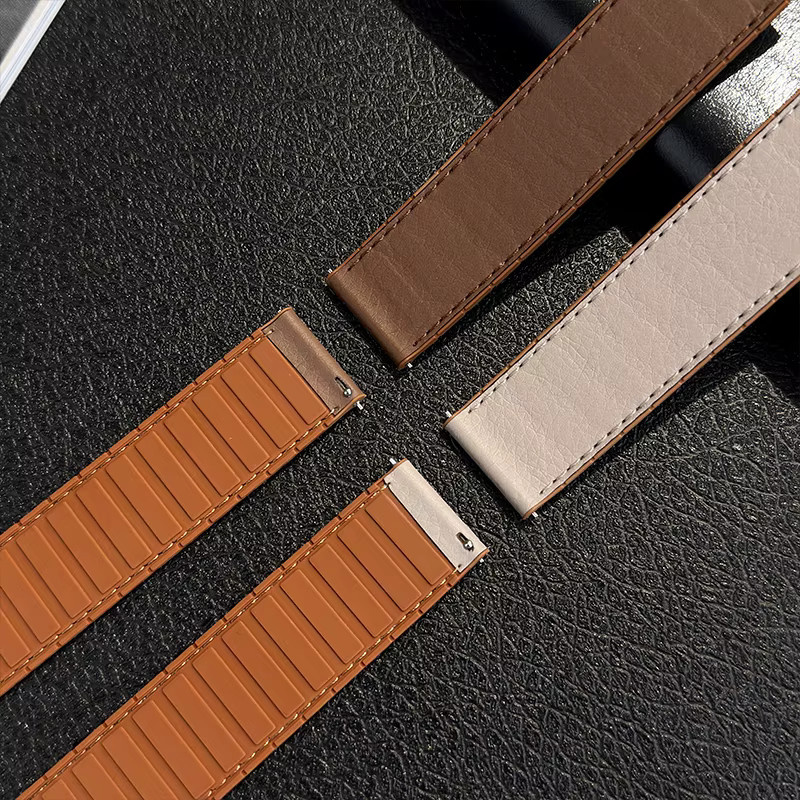 Huawei Uhrenarmband, Leder, Silikon, magnetische Schleife, Unisex - Bild 2