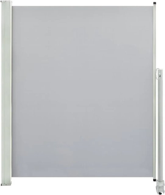 Furnicato Einziehbare Seitenmarkise aus Polyester in Grau, B/H: 300 x 160 cm - Bild 1
