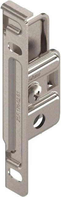 Blum Frontbefestigung Metabox Zarge M K H Rechts mit Schraubversion aus vernickeltem Stahl in Silber - Bild 1