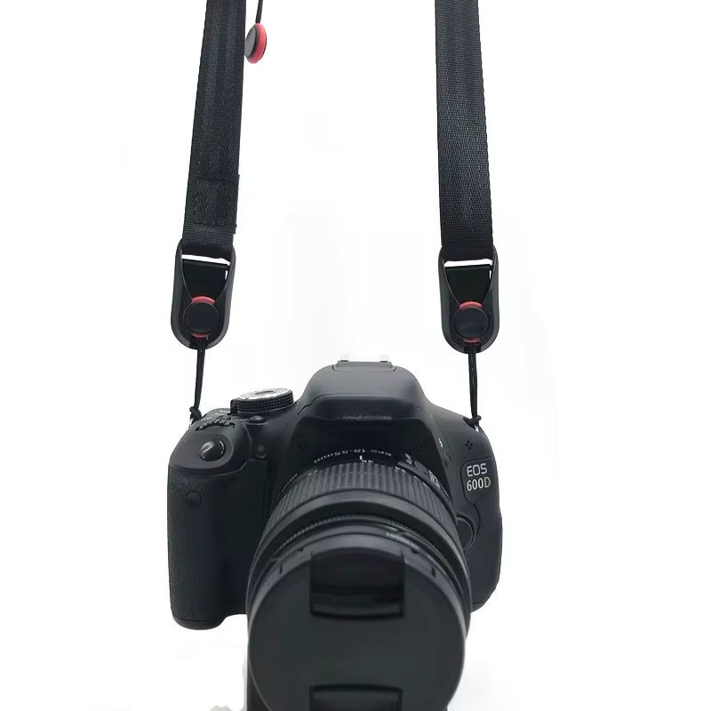Multifunktionaler Doppelter SLR-Schultergurt für Kameras in Schwarz - Bild 3