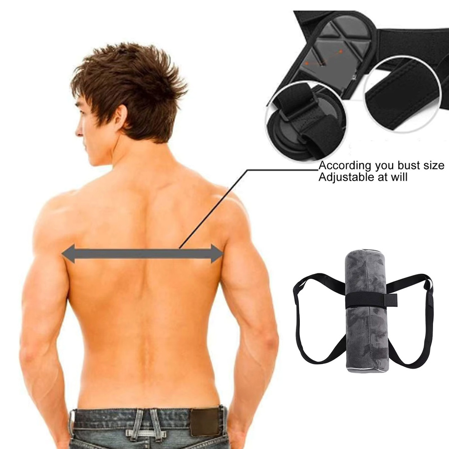 Ergonomisches Seitenschläferkissen von TMISHION aus Memory Foam in Grau zur Unterstützung der Wirbelsäule und gegen Schnarchen - Bild 2