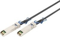 Digitus 25GBase SFP28 DAC Direktanschlusskabel SFF-8432 passiv Schwarz, Länge: 3,0 m - Bild 1
