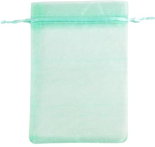 100 Stück Amusedly Obstschutznetzbeutel mit Kordelzug aus Polyester in Hellgrün zum Schutz von Erdbeeren und Blaubeeren - Bild 1