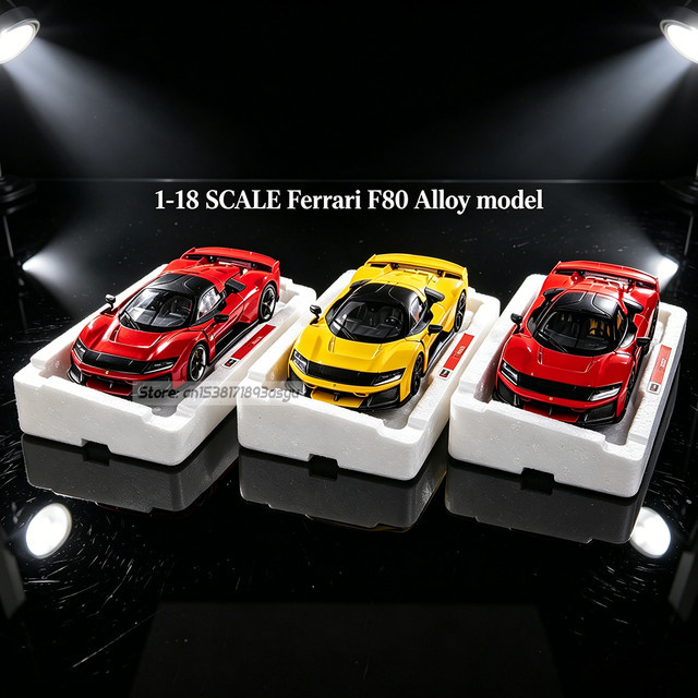 Bburago Ferrari F80, Legierungsautomodell, 1:18, ab 14 Jahre - Bild 1