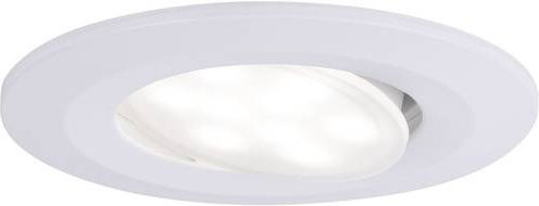 Paulmann LED-Bad-Einbauleuchte 10er Set in Weiß, rund, 65W mit kühlem Weißlicht - Bild 1
