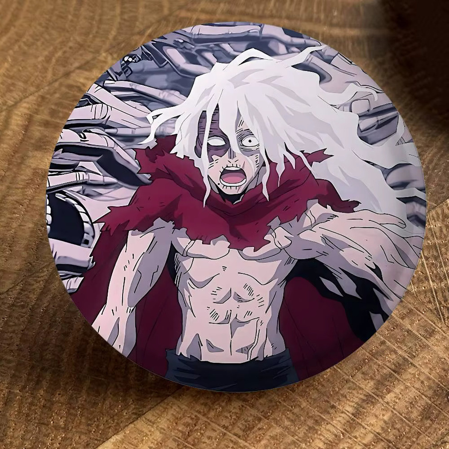 Brosche Tomura Shigaraki Anime, Runde Brosche, Unisex - Bild 4