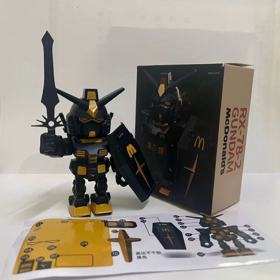 Bandai Gundam Angus Actionfigur, Schwarz, Gold - Bild 3