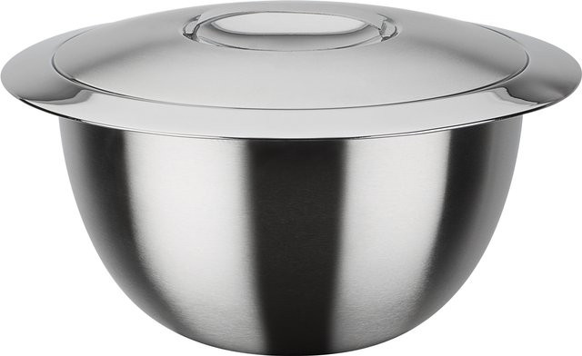 GSW Thermo-Servierschüssel mit Deckel, Silber, 2,0 l - Bild 1