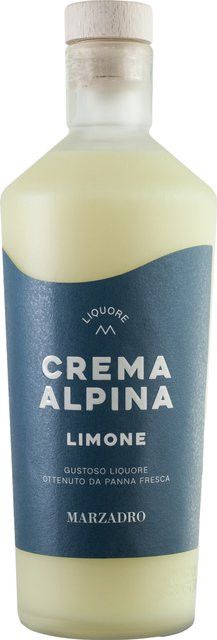 Distilleria Marzadro Crema Alpina Limoncino Likör, Italien, 17% Vol., 0,7 l - Bild 1