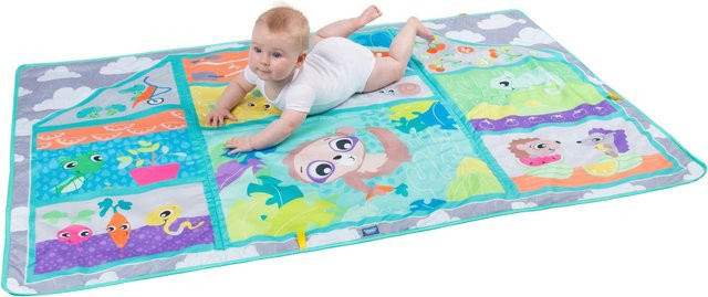 Playgro Spielmatte zum Mitnehmen, ab 0 Jahre, Plüsch / Textil, Bunt / Mehrfarbig - Bild 1