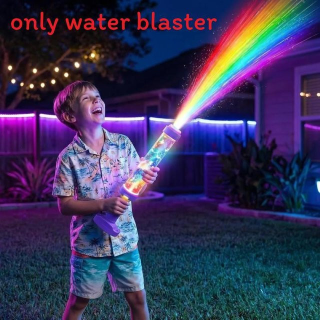 DewBloom Regenbogen LED Wasserblaster, mit Leuchtlicht, Bunt / Mehrfarbig - Bild 1