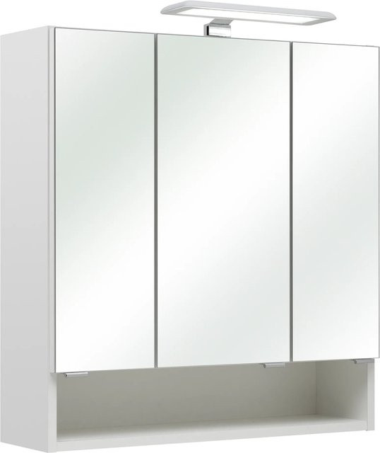 Pelipal Spiegelschrank Weiß Glänzend mit Soft-Close-Türen für dein Badezimmer, B/H: 65 x 70 cm - Bild 1