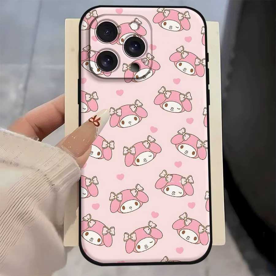 M-Melody Handyhülle für iPhone in Pink, Matte Weiche Silikon-Schutzhülle für verschiedene iPhone Modelle - Bild 3