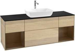 V&B Finion Waschtischunterschrank mit Wandbeleuchtung, Breite: 160 cm - Bild 1