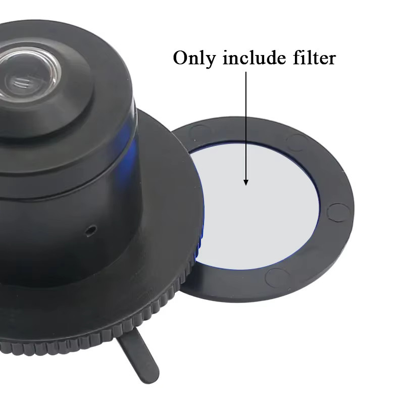 HUILEY Mattierter weißer Glasfilter für optische biologische Mikroskope, Durchmesser: 32 mm, 35 mm, 42 mm, 45 mm - Bild 3