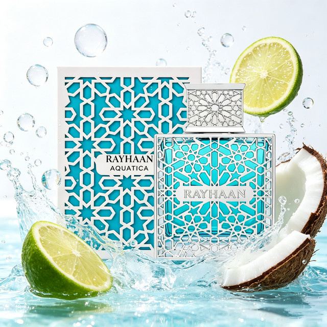 Rayhaan Aquatica Eau de Parfum, 100 ml, Herren, Aquatisch - Bild 1