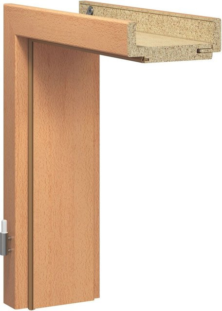 Türzarge Blum Buche Blumig CPL mit Anschlag Rechts, B/T/H: 86 x 14,5 x 198,5 cm - Bild 1