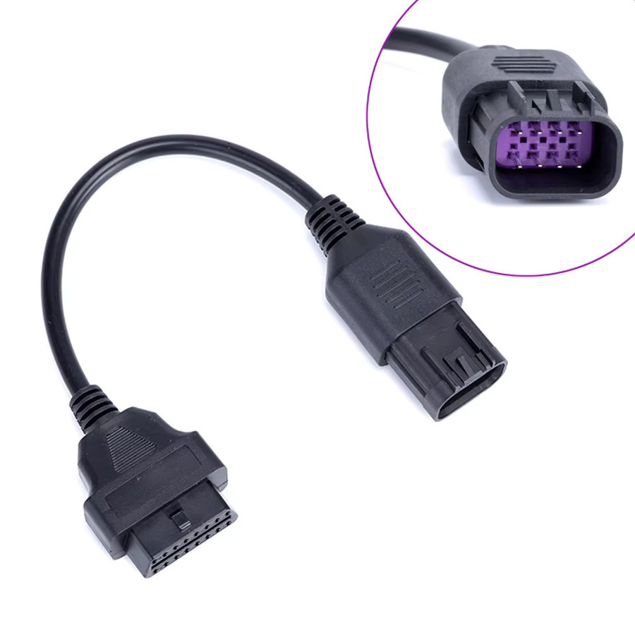 OBD2 zu 8-poliger Diagnoseadapter für Polaris RZR, Ranger, General und Sportler in Schwarz - Bild 2
