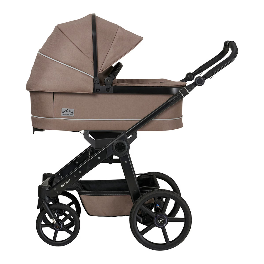 Hartan Kombikinderwagen ROCK IT OUTDOOR in Braun mit Federung und Aluminiumgestell - Bild 2