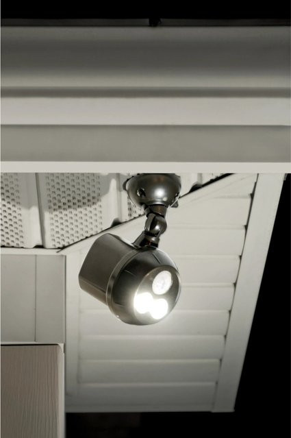 Mr. Beams LED-Außenstrahler MB390 mit Bewegungsmelder, 2er-Pack, Braun - Bild 1