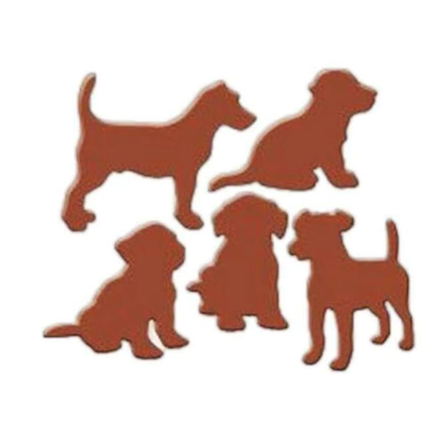 Metall Stanzformen für Tier-Motive wie Eule, Hund, Tiger und Wolf für Bastelarbeiten und Scrapbooking - Bild 3