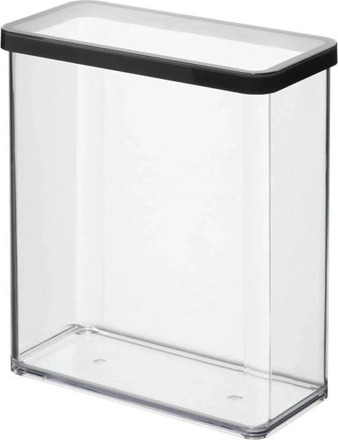 Rotho Dose Loft Premium Rechteckig Transparent-Schwarz - Bild 1