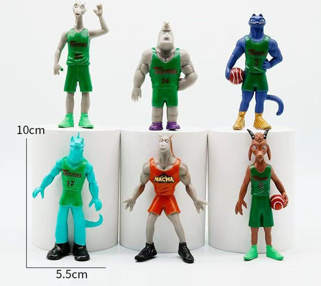 GOAT Figuren Tier Modell Basketball Traum Ziege, Actionfiguren, 6-teiliges Set, ab 14 Jahren - Bild 1