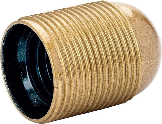 Orion Lightstyle E27 Fassung mit Schraubgewinde aus Kunststoff in Gold - Bild 1