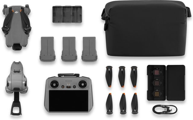 DJI Mini 5 Pro Fly More Combo mit DJI RC 2 Smart Controller und ND-Filterset in Grau-Schwarz - Bild 3