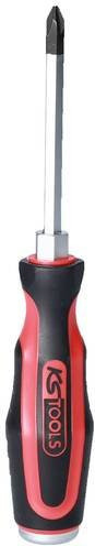 KS Tools ERGOTORQUEmax Schlagkappen-Schraubendreher PH2, rot, Länge: 185 mm - Bild 1