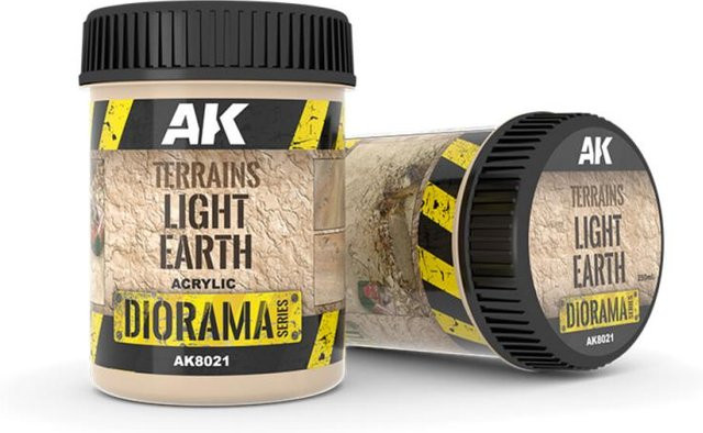 AK Interactive Terrains Light Earth, Acrylic, 250ml - Bild 1