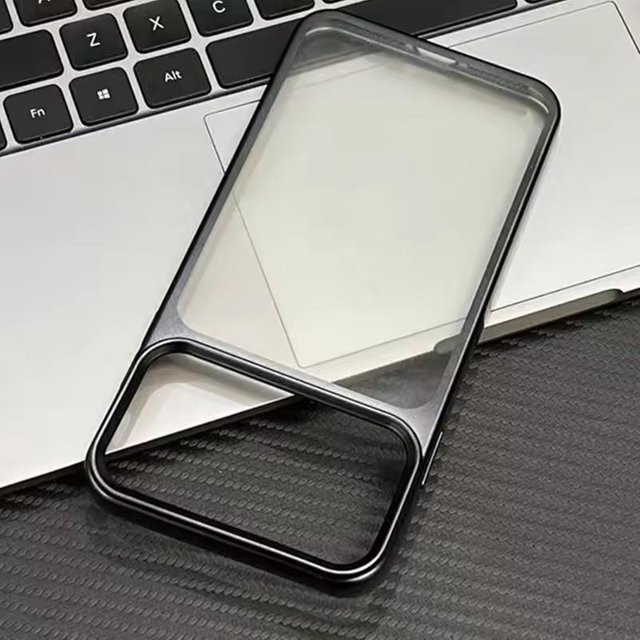 Luxus Acryl Schutzhülle für Samsung Galaxy S26 S25 Ultra S24 S23 FE Plus 5G, matt und transluzent, Schwarz - Bild 1