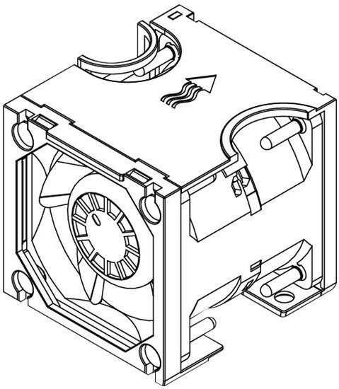 Lenovo ThinkSystem V3 2U Performance Fan Option Kit 4F17A82884 - Bild 1