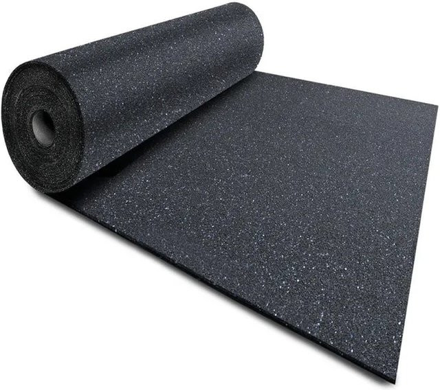 Karat Bautenschutzmatte aus Gummigranulat in Schwarz, Breite: 62,5 cm, Länge: 1000 cm, Höhe: 1,97 cm - Bild 1