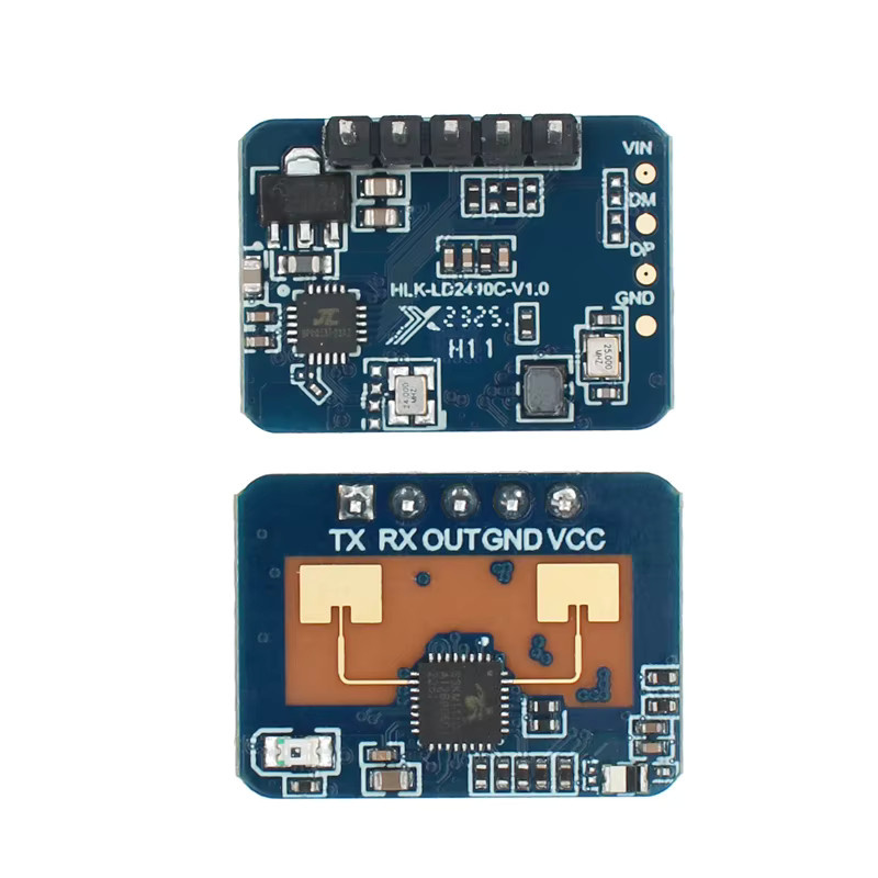 Hi-Link HLK-LD2410 Mini FMCW 24GHz Radar-Modul zur intelligenten Präsenzerkennung in Blau - Bild 3