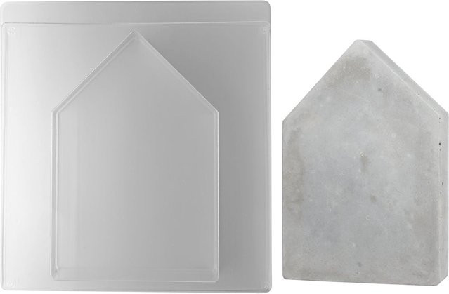 Gießform Haus groß von Rayher in Weiß und Transparent, B: 16 cm, H: 23,5 cm - Bild 1
