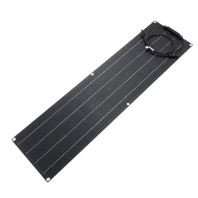 Luxuglow Flexibles Solarpanel-Kit 600W 300W mit monokristallinen Zellen als 12V Batterieladegerät für Camping, Yacht, Auto und Boot in Schwarz - Bild 3