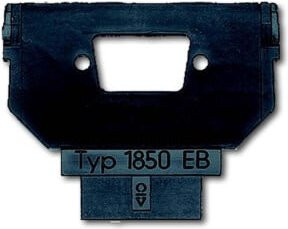 Busch-Jaeger Sockel für 1758 f. SUB-D 9polig 1850 EB in Schwarz - Bild 1