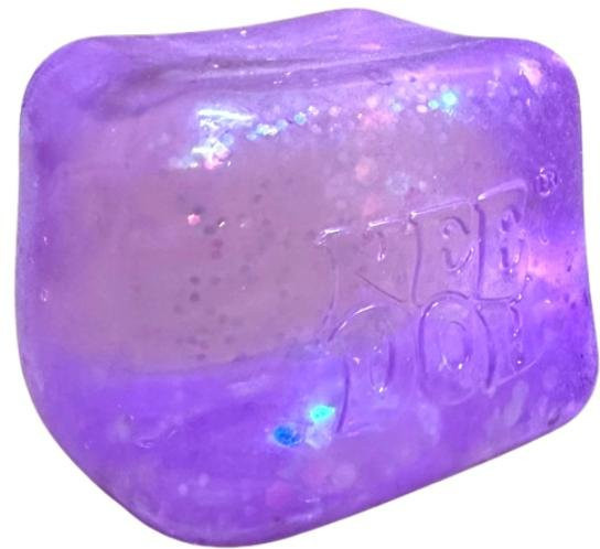 Schylling Glitzer Malzzucker Stresswürfel Squishy, Fidget Spielzeug - Bild 1