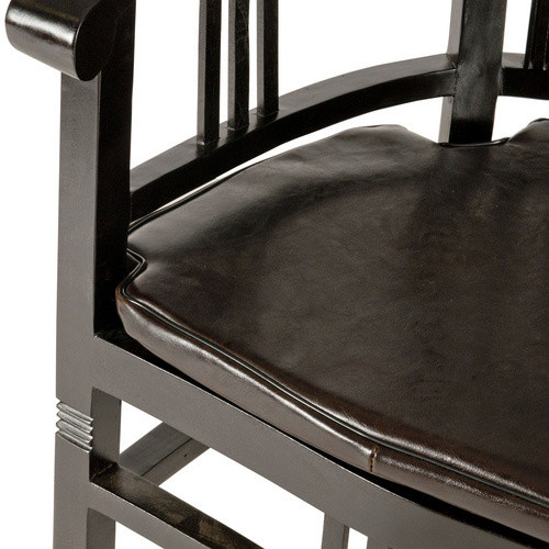 SIT Armstuhl SAMBA aus Holz in Schwarz, B/H/T: 60 x 87 x 61 cm - Bild 3