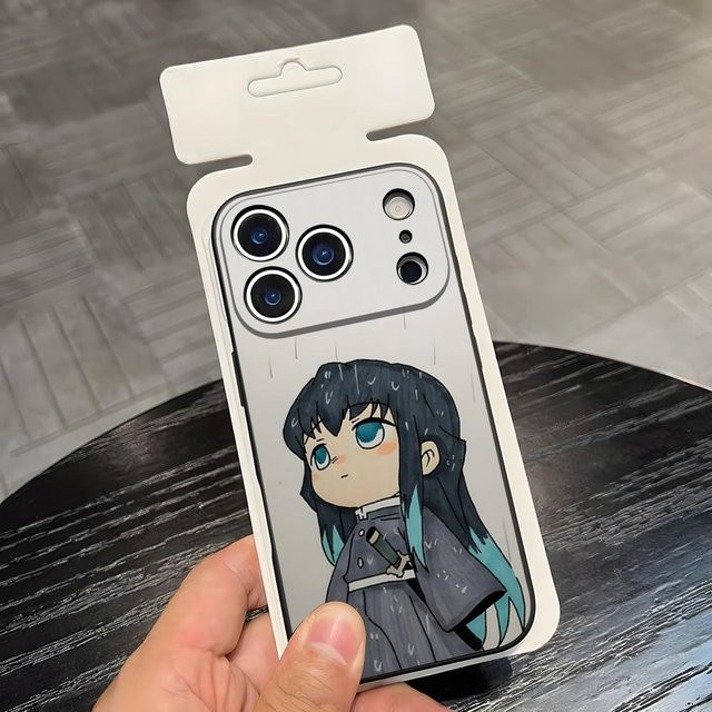 Mart38 Handyhülle mit Anime Muichiro Tokito Design für iPhone 14, Schwarz, Weiche Hülle - Bild 1