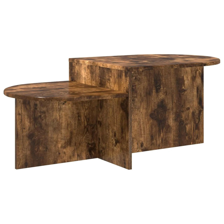 vidaXL Couchtisch modern aus Holzwerkstoff in Braun, B/T/H: 100 x 50 x 40 cm - Bild 2